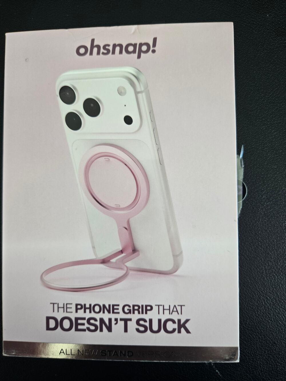 Ohsnap Grip 5 Magnetic Phone Grip Stand Magsafe - Pink